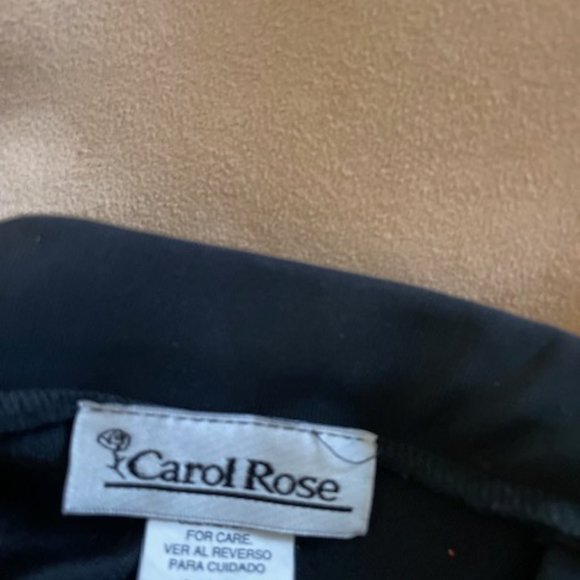 BLACK BEADED TOP AND BLACK KNIT EVENING SKIRT - Picture 4 of 4